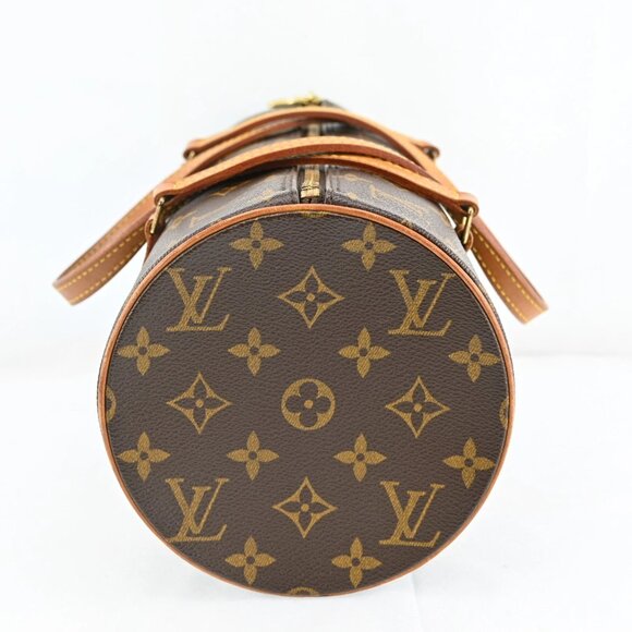 Authentic Louis Vuitton Monogram Papillon 30 Leather Brown Handbag bsj746-110825 - Picture 8 of 16